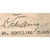 Original Nuremberg Trials Signature of Dr. Claus Schilling Acquired Directly from a U.S. Army Guard Who Served at the Nuremberg Prison, 1945-1946