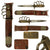 Original U.S. WWI/WWII Model 1918 Mark 1 Trench Knife by L. F. & C. in 1943-Dated M6 Sheath Original Items
