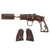 Original U.S. Rare Robbins & Lawrence 1849 Patent .31cal Percussion Pepperbox Revolver in Custom Wood Case with Accessories - Serial 2825 Original Items