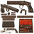 Original U.S. Rare Robbins & Lawrence 1849 Patent .31cal Percussion Pepperbox Revolver in Custom Wood Case with Accessories - Serial 2825 Original Items