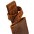 Original U.S. WWII Australian-Made Large Cog Guard Knuckle Bowie Style Fighting Knife With Leather Scabbard Original Items