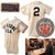 Original U.S. WWII Occupation Period Airborne Paratrooper 504th PIR Devils in Baggy Pants Wool Pinstripe Baseball Jersey Shirt with Rare Oversize Felt Regimental Patch - As Seen on Pawn Stars