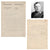 Original German Pre-WWII Martin Bormann Signed Letter to NSDAP Party Member Dated 1936 with Translation - AH Führer’s Personal Secretary Original Items