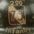 Original U.S. WWII Outstanding Painted 75th Infantry Division Front Seam Swivel Bale McCord M1 Helmet Shell Presented by Co. L, 290th Infantry to Lieutenant Victor Katen with “Kilroy Was Here” & Key From S.S. Brazil - Bronze Star Recipient Original Items