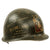 Original U.S. WWII Outstanding Painted 75th Infantry Division Front Seam Swivel Bale McCord M1 Helmet Shell Presented by Co. L, 290th Infantry to Lieutenant Victor Katen with “Kilroy Was Here” & Key From S.S. Brazil - Bronze Star Recipient Original Items