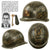 Original U.S. WWII Outstanding Painted 75th Infantry Division Front Seam Swivel Bale McCord M1 Helmet Shell Presented by Co. L, 290th Infantry to Lieutenant Victor Katen with “Kilroy Was Here” & Key From S.S. Brazil - Bronze Star Recipient Original Items
