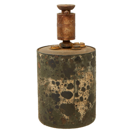 Original WWII German 1939 dated Bouncing Betty S-Mine with Shrapnel and Pressure 35 Fuse Original Items
