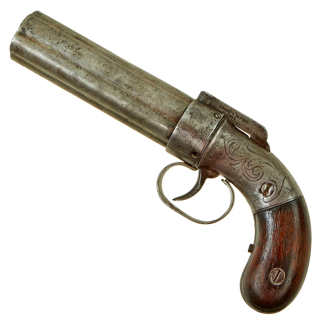 Original U.S. 19th Century Allen & Wheelock 1845 Patent .31cal Percuss ...
