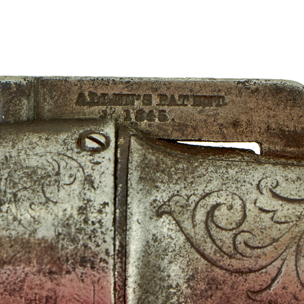 Original U.S. 19th Century Allen & Wheelock 1845 Patent .31cal Percuss ...