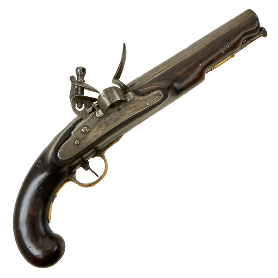 Original British Napoleonic P-1796 Heavy Dragoon Pistol by Henry Nock with Internal Hammer & Pan Shield Marked “For His Majesty’s Roman Marines” - Possibly Experimental & Unique Original Items