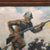 Original U.S. WWI 1918 Dated Painting by Distinguished Service Cross Recipient Charles S. Morrison - Tragic Backstory - 16½ x 30½” Original Items