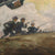 Original U.S. WWI 1918 Dated Painting by Distinguished Service Cross Recipient Charles S. Morrison - Tragic Backstory - 16½ x 30½” Original Items