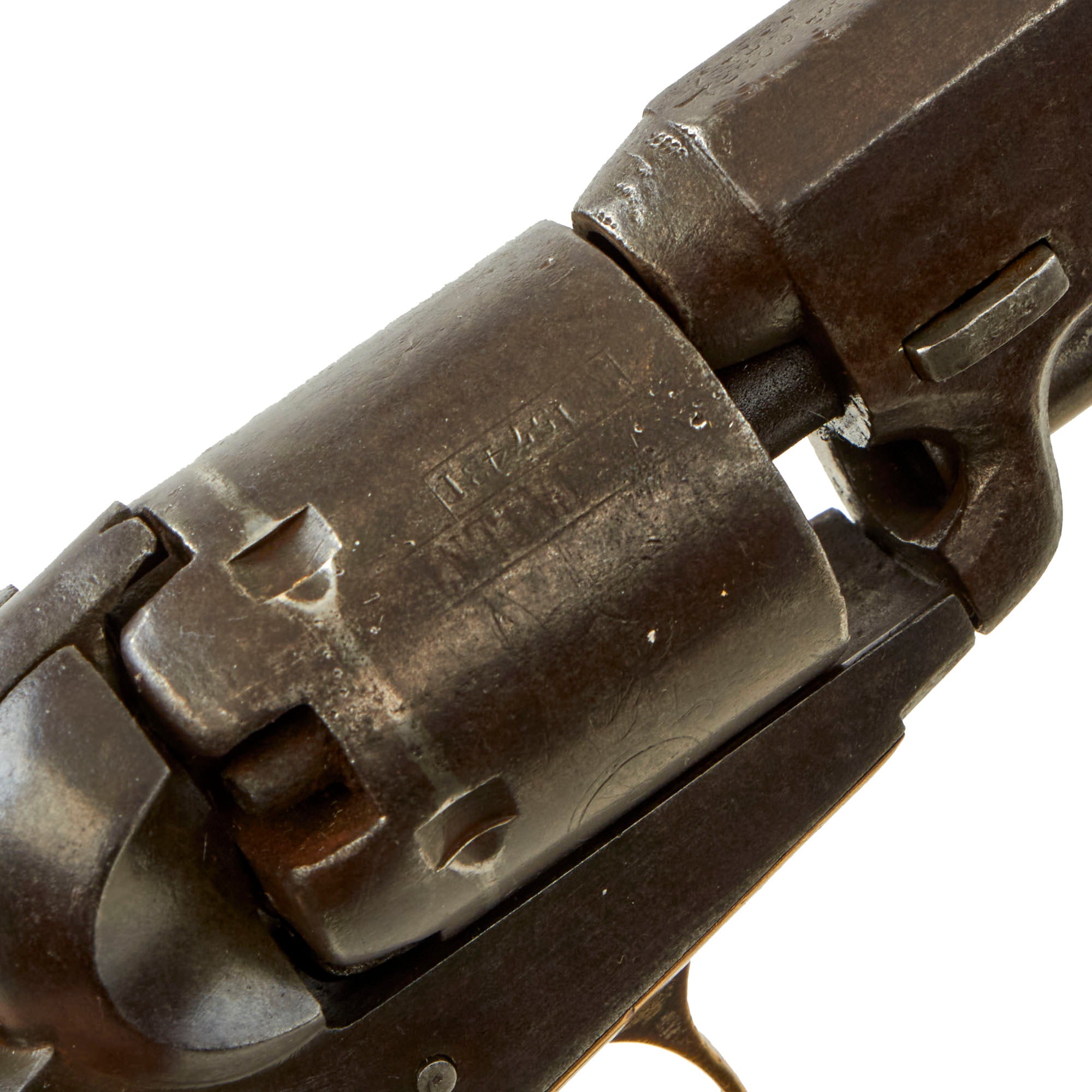 Original U.S. Civil War Colt M1849 Pocket Percussion Revolver with 6 ...