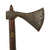 Original Indian 18th Century Axe with Silver-Inlaid Head & Original Shaft Original Items