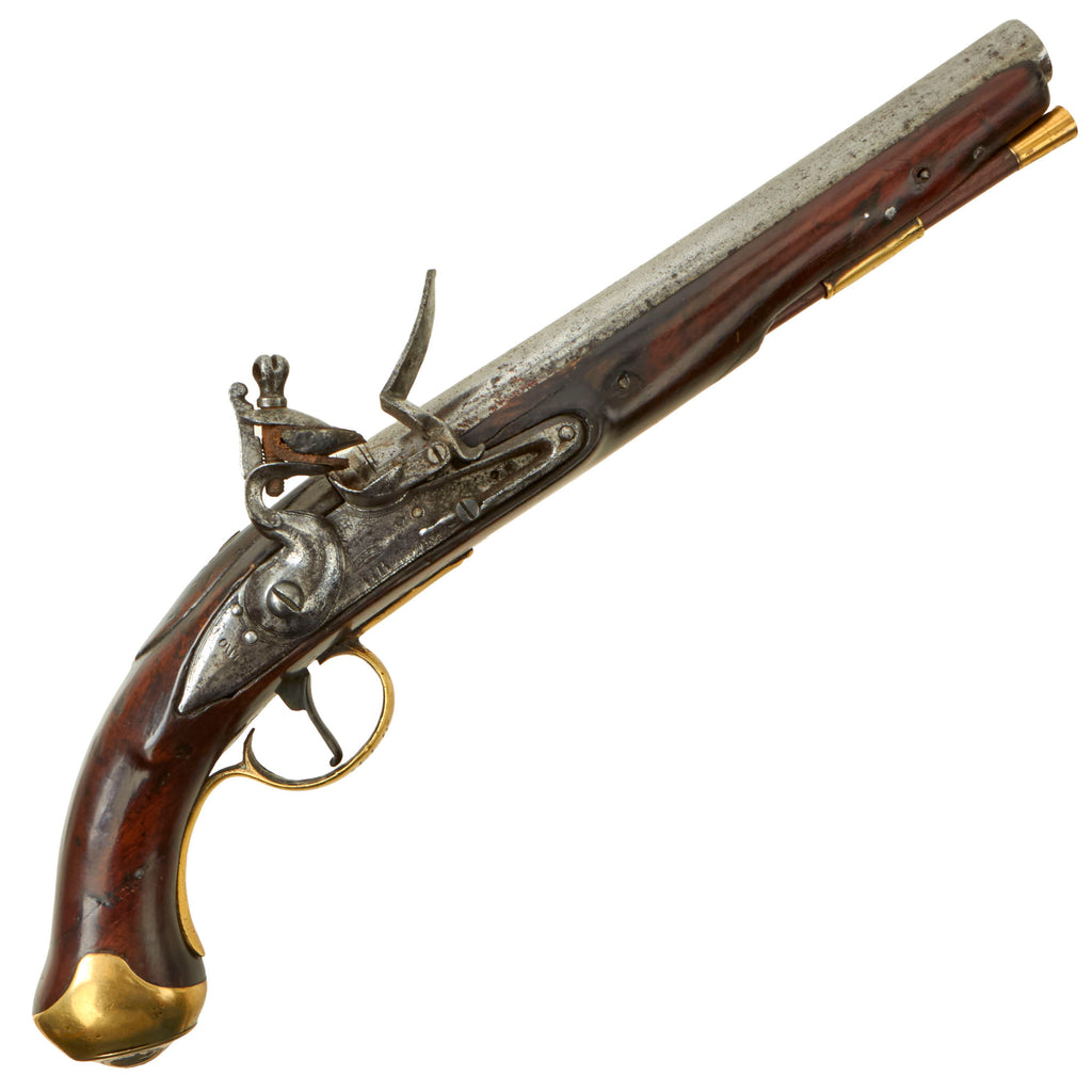 Original British Napoleonic P-1796 Light Dragoon Flintlock Pistol Marked to the 11th Light Dragoons - Waterloo Participant Original Items