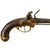 Original Rare French Long Barrel Modèle 1777 Brass Frame Flintlock Cavalry Pistol by St.-Étienne Arsenal with Intact Belt Hook - Dated 1782 Original Items
