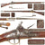 Original British Revolutionary War Era Dublin Castle Short Land Pattern Brown Bess Flintlock Musket Marked to the 46th Regiment of Foot with Socket Bayonet Original Items