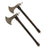 Original French Napoleonic Era Pair of Naval Axes Engraved Toulon - Re-Hafted- C. 1790 Original Items