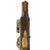 Original U.S. Colonial Era Silver Mounted Flintlock Pocket Pistol with Engraved Brass Trigger Guard - Circa 1780 - 1800 Original Items