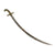 Original Ottoman 19th Century Eagle Head Mameluke Style Sword with All-Brass Hilt Original Items
