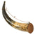 Original U.S. Revolutionary War Large Gunner’s Powder Horn with Plug & Original Suspension - Inscribed Original Items