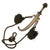 Original North African Algerian Arab Jambiya Dagger with Scabbard & Hanger Cord - circa 1890 Original Items