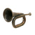Original U.S. WWI 32nd Division “Les Terribles” AEF Engraved Military Brass Bugle by Wurlitzer with Mouthpiece - Dated 1917 Original Items