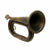 Original U.S. WWI 32nd Division “Les Terribles” AEF Engraved Military Brass Bugle by Wurlitzer with Mouthpiece - Dated 1917 Original Items