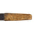 Original German Mid-18th Century Baroque Gilt Brass Mounted Hirschfänger Hunting Sword with Shell Grip and Leather Scabbard