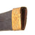 Original German Mid-18th Century Baroque Gilt Brass Mounted Hirschfänger Hunting Sword with Shell Grip and Leather Scabbard