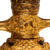 Original German Mid-18th Century Baroque Gilt Brass Mounted Hirschfänger Hunting Sword with Shell Grip and Leather Scabbard
