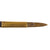 Original Continental European 18th Century Gilt Brass Hunting Sword with Faceted Agate Grip, Etched and Gilt “NEC TEMERE NEC TIMIDE” Blade and Scabbard