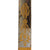 Original Continental European 18th Century Gilt Brass Hunting Sword with Faceted Agate Grip, Etched and Gilt “NEC TEMERE NEC TIMIDE” Blade and Scabbard