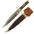Original U.S. Civil War British IXL Bowie Knife with Staghorn Grip Plates & Scabbard with Leather Belt Frog by G. Wostenholm & Son of Sheffield Original Items