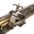 Original Ottoman Empire Brass and Bone Miquelet Lock Rifled Shishana Carbine with Silver Decorations and Ball Trigger - circa 1800 Original Items