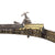 Original Ottoman Empire Brass and Bone Miquelet Lock Rifled Shishana Carbine with Silver Decorations and Ball Trigger - circa 1800 Original Items