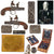 Original British 1797-Dated Napoleonic Naval Officer’s Presentation Personal Effects Box Inscribed to William Fitzwilliam Owen with Flintlock Pistol and Numerous Personalized Accessories