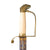 Original U.S. War of 1812 Era Eagle Head Infantry Officer’s Saber with Fire-Blued Gold-Inlaid Blade & Original Leather Scabbard - Excellent Original Items