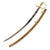 Original U.S. Mexican-American War Era Mounted Officer’s Saber with Magnificent German-Made Fire-Blued Gold-Inlaid Blade & Scarce Brass Scabbard by Peter Knecht in Solingen Original Items