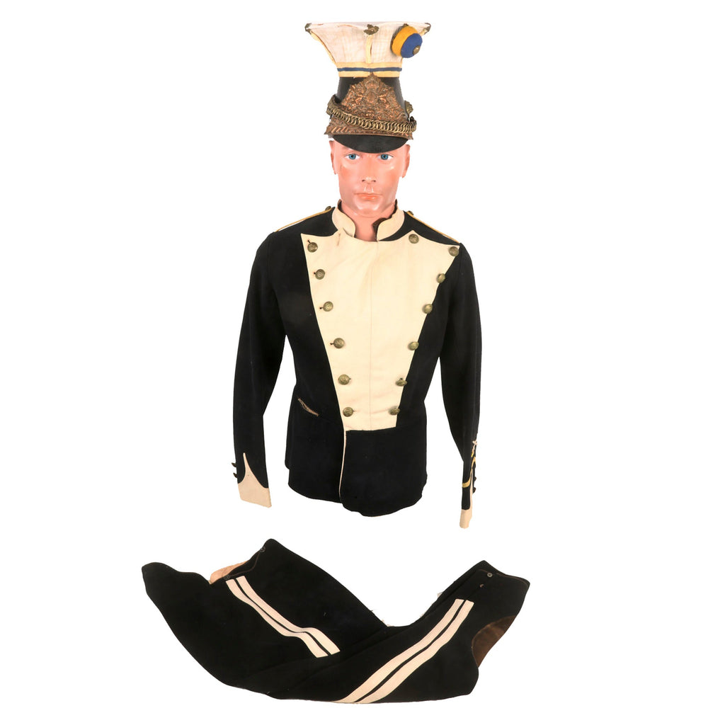 Original British Victorian Era 17th Lancers Swordsman Uniform & Chapka Helmet - Duke of Cambridge's Own - Death or Glory Original Items