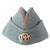 Original German WWII Gendarmerie Rural Police M38 Schiffchen Overseas Cap with Orange-Yellow Piping, Size 56