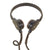 Original German WWII Wehrmacht Kmf.b Panzer Throat Microphone with (Fu)b Chest Switch and Connecting Cord