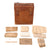 Original German WWII D.R.K. Brown Leather Medical Case with 1944–1945 Marked Medical Supplies - Sanitätslager Babelsberg 65