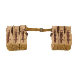 German WWII Pair of MP 44 Triple Magazine Pouches Made from Original Fabric