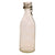 Original German WWII Luftwaffe Marked Clear Glass Beer or Wine Bottle - Marked Property of Luftwaffe Original Items
