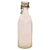 Original German WWII Luftwaffe Marked Clear Glass Beer or Wine Bottle - Marked Property of Luftwaffe Original Items