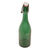Original German WWII Era Graf von Schönborn Marked Green Glass Wine or Beer Bottle with Stopper & Washer