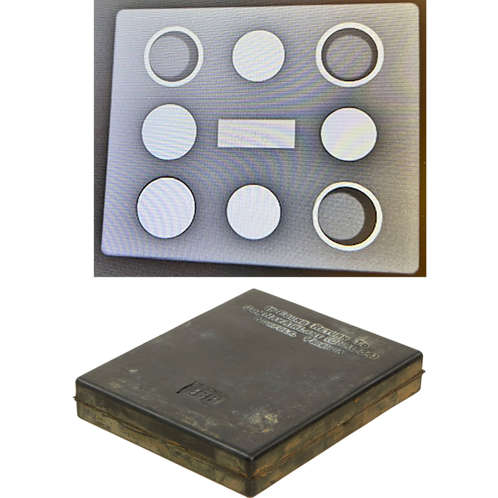 Original U.S. WWII Navy Atlantic Escape and Evasion Gold Barter Kit - Sealed and X-Rayed - Serial # 838 Original Items
