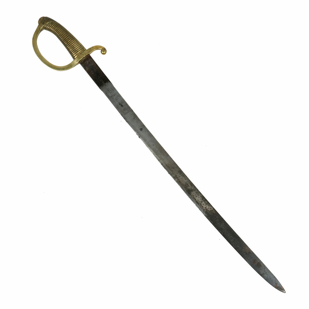 Original Spanish-American War Spanish Artillery NCO’s Sword by Fabrica de Toledo - Dated 1868 - U.S. Bringback Original Items
