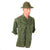 Original U.S. Vietnam War 101st Airborne Third Pattern Jungle Fatigue Shirt, OG-107 Utility Shirt, & Boonie Hat Grouping with In-Country Made Insignia Original Items